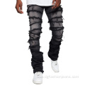 Distressed Ripped Streetwear Jeans Men